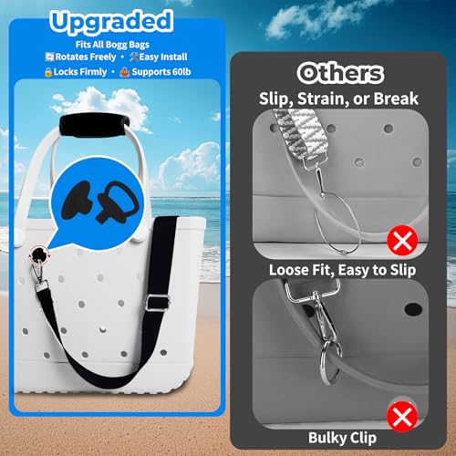 Image of Strap Wrap Clips Buttons Charm Accessories for Bogg Bag