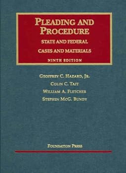 Hardcover Pleading and Procedure: State and Federal Cases and Materials, Ninth Edition Book