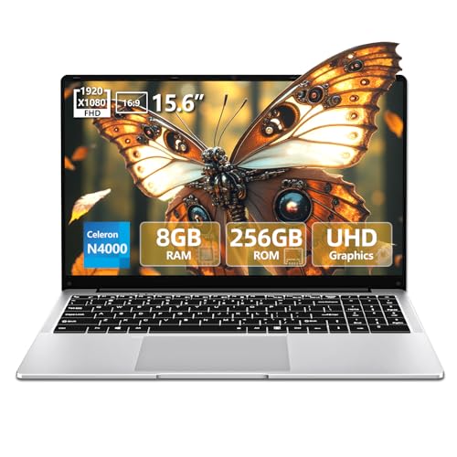 15.6C`m[gp\RACeleron N4000A2025NŃQ[~Om[gp\R8GB LPDDR4 256GB SSDAIPS FHD 1920x1080AWiFi+BT4.2+Mini HDMI+TFJ[hXbgA]̃m[gp\RA
