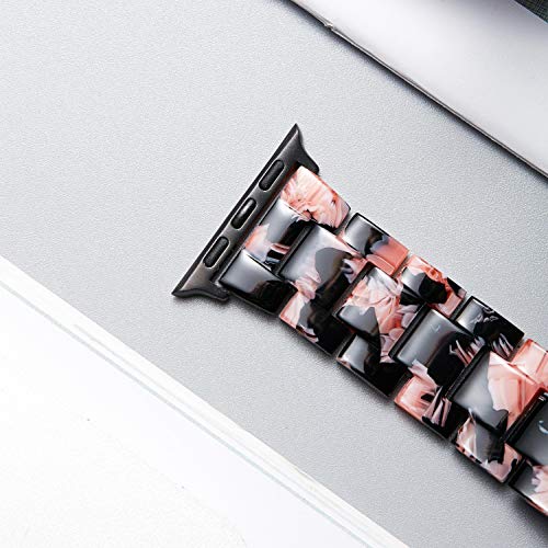 Image of BINLUN Compatible with Apple Watch Bands 38mm 40mm 41mm 42mm 44mm 45mm 46mm 49mm for Women Men Lightweight Resin Watch Straps Compatible with iWatch Series 11 /10 /9 /8 /7 /6 /5 /4 /3 /2 /1 /Ultra3 2 1 /SE3 2 1