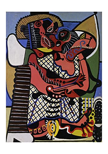 Impression d'art encadrée Picasso The Kiss extra large semi-brillant pour salon