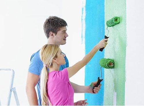 Xapigo 9 inch Paint Roller Cover Set,Wall Painting Roller Naps for Professional or Home Owners with All Paints and Stains for House or Commercial Use. - Image 6