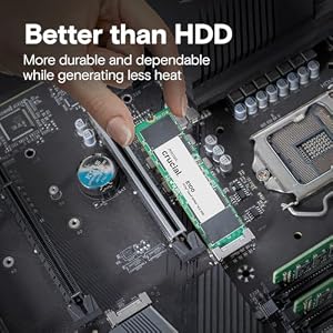 Crucial E100 2TB M.2 NVMe PCIe Gen4 Internal SSD, Up to 5,000MB/s, Laptop & Desktop Compatible - CT2000E100SSD8 — photo 4 of 5