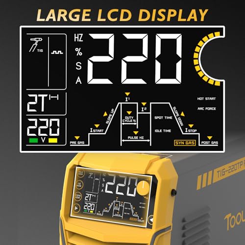 Image of TOOLIOM 220A 7-in-1 Cold TIG Welder 110 /220V Dual Voltage