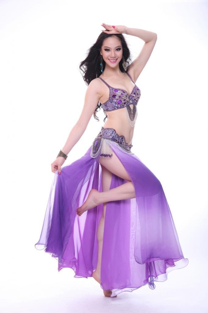 Belly Dance Professional Costume Bra Belt Carnival Indian
