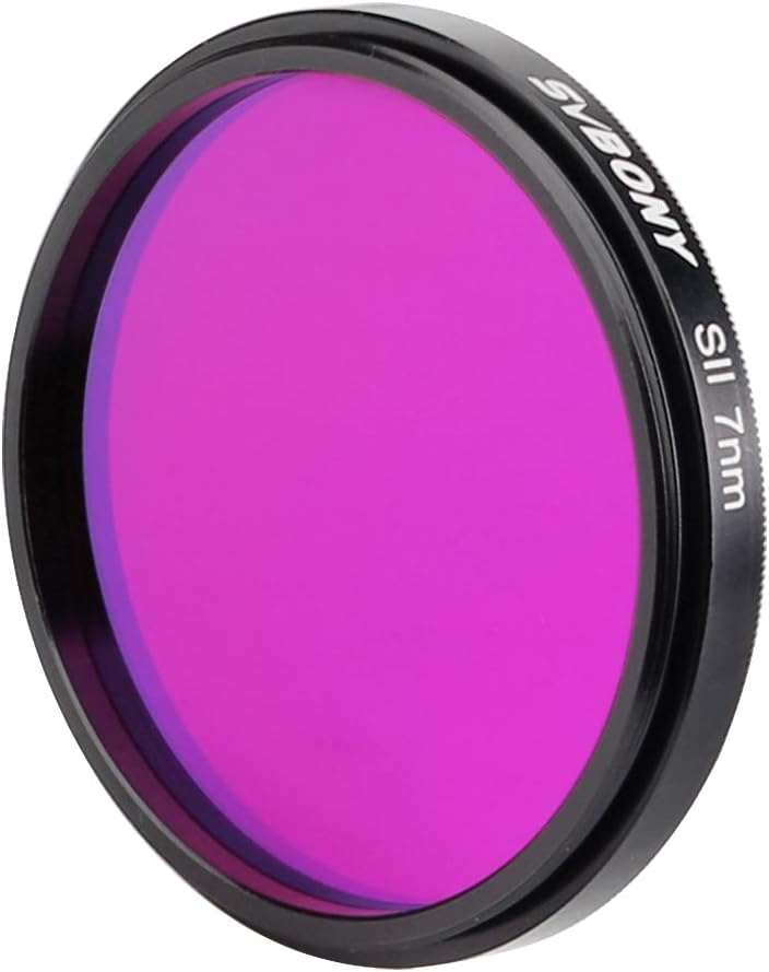 SVBONY Telescope Filter SII CCD Narrow Band Filter 2 inch 7nm for Deep Sky