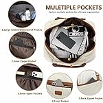 Wogarl Weekender Bags for Women Large Overnight Bag Weekend Travel Duffel Bag Carry on Shoulder with Shoe Compartment Toiletry Bag for Travel Business Gym - Image 4