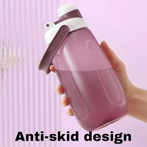 Miniatura 3 de LCUQOTI Botella de agua de 34 onzas, botella de agua con infusor, a prueba de fugas, botella de agua de plástico, botella de agua deportiva para