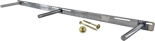 Miniatura 25 de Soporte de estante flotante: soportes de estante ocultos de 12 pulgadas, capacidad de peso de 150 libras, soporta estantes flotantes montados