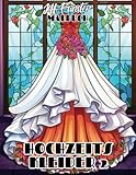  HOCHZEITSKLEIDER 2: 50 traumhafte Brautkleider aus verschiedenen Epochen und Stilen – Kreatives Malbuch für Erwachsene mit Vintage- und modernen Designs