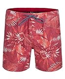 Brunotti Herren Tropic Men Shorts Badeshorts Badehose, Rio Red, Gr.L