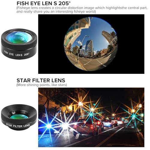 Kit de objetivo para teléfono móvil que soluciona fotos recortadas con gran angular de 140 grados 4