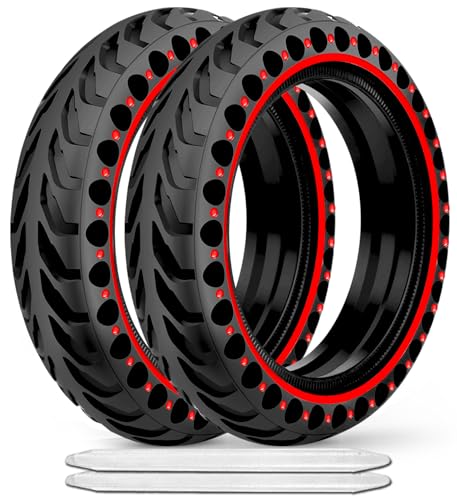 BABEJIA 2-Pack 50/75-6.1 Scooter Tires Tubeless, Upgrade Your Ride with 8.5x2 Airless Tires, 8 1/2 x2 Replacement Tyres Compatible with Gotrax GXL V2/XR/APEX, Hiboy S2, etc, Puncture-proof