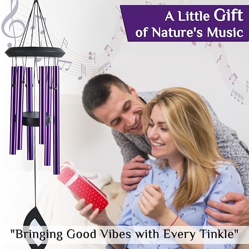 Image of ZAICUS Decorative Metal Wind Chime, Outdoor Wind Bell for Garden, Balcony, Patio, Yard & Home Entrance Decor