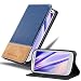 Produktbild Cadorabo Hülle kompatibel mit Samsung Galaxy S3 / S3 NEO aus Premium Kunst Leder Flip Klappbare Stoßfeste Magnetische [Standfunktion] [Kartenfächern] Cover Hülle für Galaxy S3 / S3 NEO Tasche in Blau