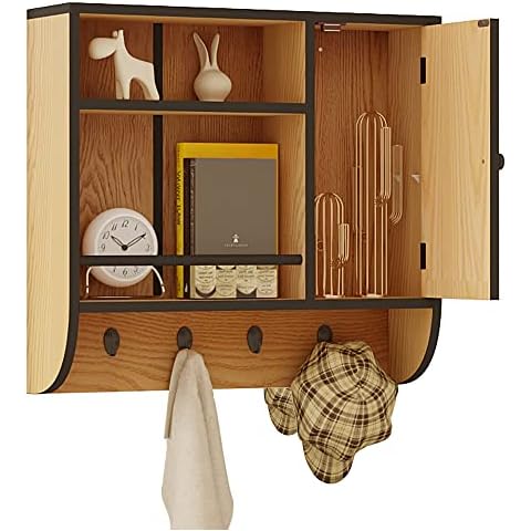 WOLTU Hängeschrank, Badezimmerschrank, Wandschrank, Küchenschrank hängend, Badschrank Medizinschrank Cover