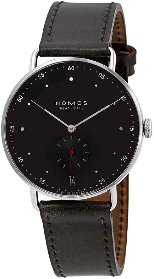 Metro 38 Date Ruthenium-Plated Dial Men's Watch 1103