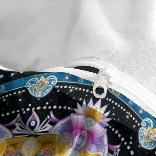Housse de couette éléphant mandala en microfibre douce premium - 5