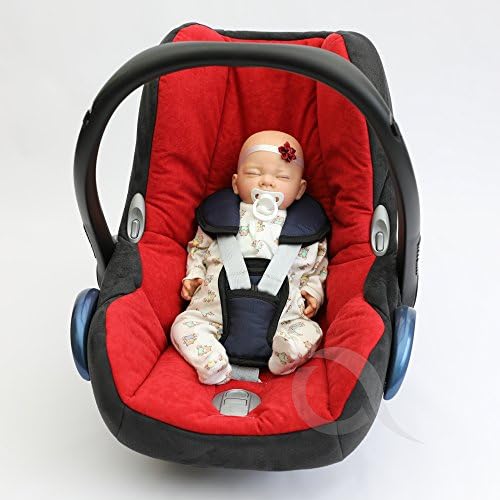 Belts Pads Shoulder Strap and Crotch Cover Universal fits Most car seat & Maxi COSI (Black)