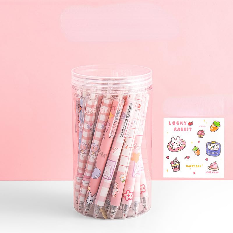 Pack de 30 bolígrafos retráctiles con tinta negra