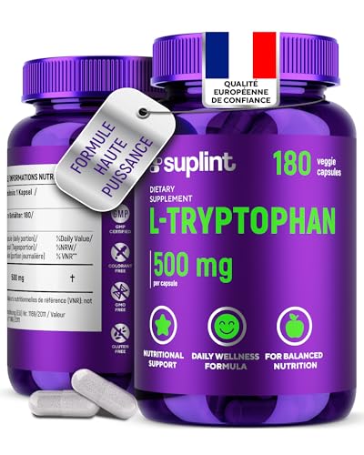 L-Tryptophane 500 mg, 180 Gélules