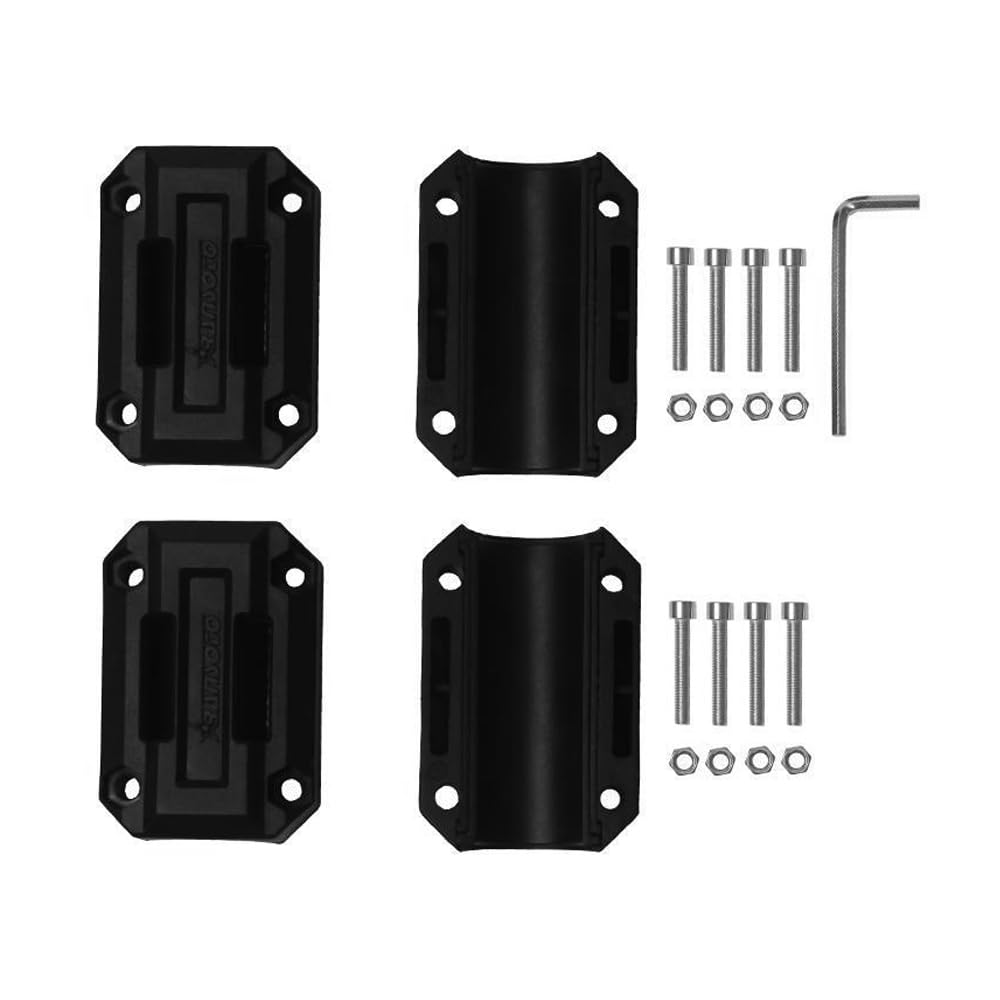 Sarini Lot de 6 blocs de protection universels pour barre de protection de moto, diamètre 22/25/28 mm, protections de pare-chocs antidérapantes, coussinets de protection en gel pour cadre de moto
