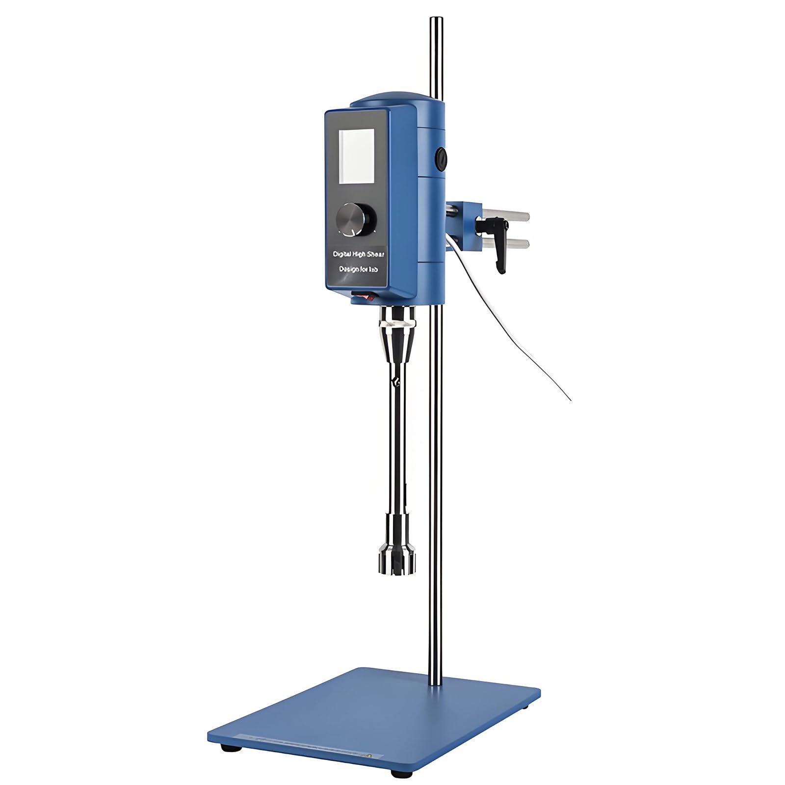 Homogeneizador de alto cizallamiento de 500 W, mezclador de emulsión, máquina de dispersión para uso en laboratorio, mezcla de alto cizallamiento, dispersión celular, espiral 28G, mejor para