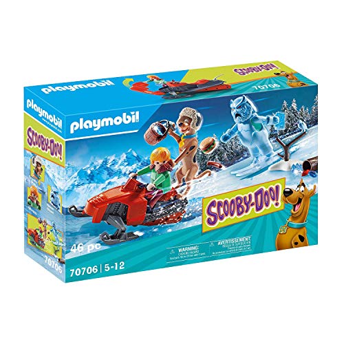 PLAYMOBIL Scooby DOO 70706 Aventura con Snow Ghost, A Partir de