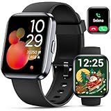 Smartwatch for Women/Men, Compatible with Android & iPhone, 1.8'' Fitness Tracker Watch with Alexa, Call & Notification Alerts, Heart Rate & Sleep Monitor, 120 Sports Modes, Waterproof Smart Watch