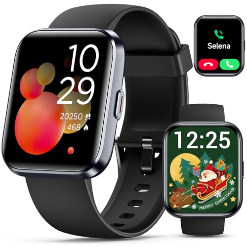 Smartwatch for Women/Men, Compatible with Android & iPhone, 1.8'' Fitness