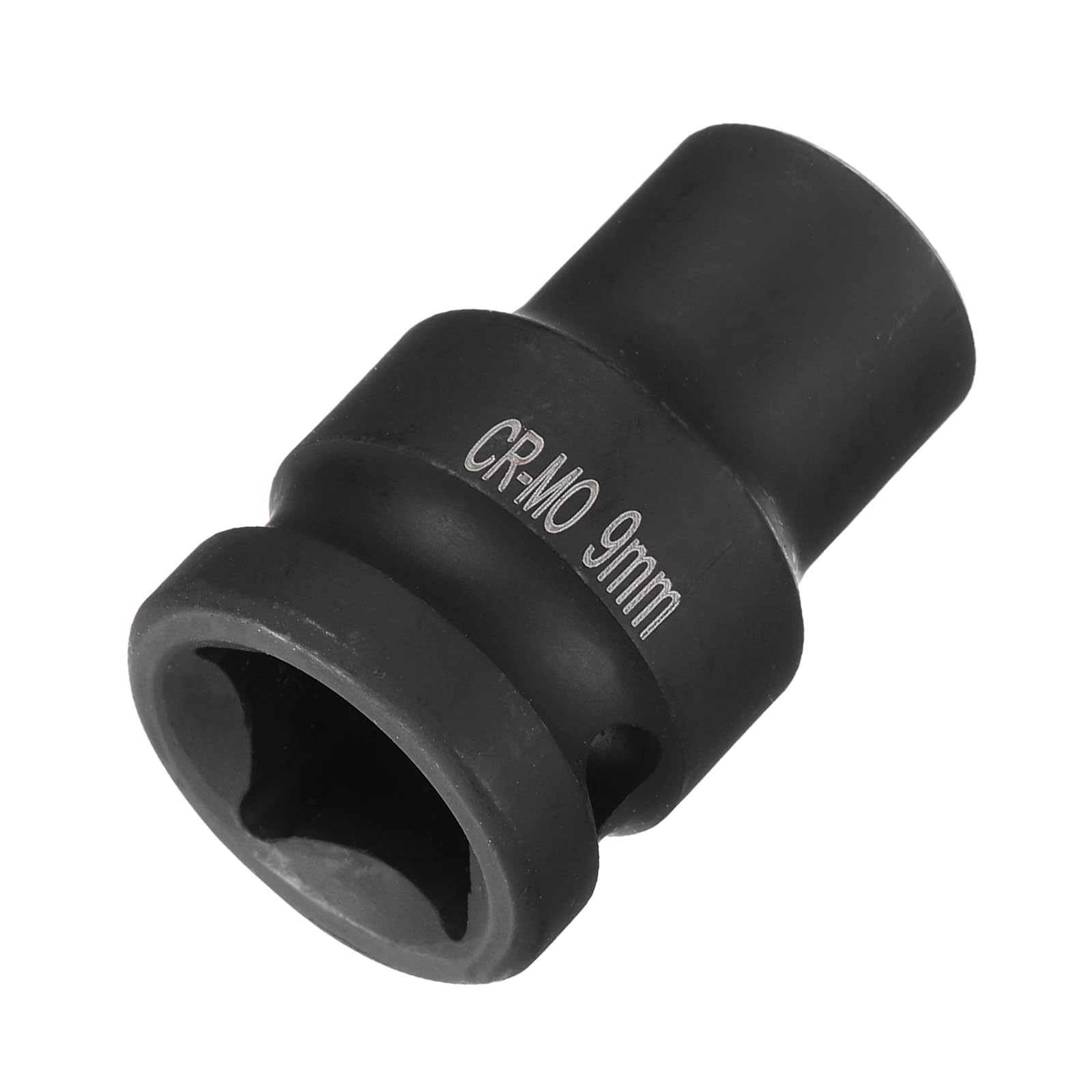 Awclub 1/2-Inch Drive 4 Point Square Impact Socket 9mm CR-MO Blackening, Metric Chamfered Female Pipe Plug Socket Tool | Professional Grade