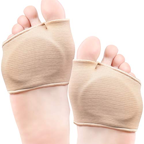 Metatarsal Pads for Women & Men - Ball of Foot Cushions with Gel Pads, Durable Fabric, One Size Fits All, Ideal for Sesamoiditis, Metatarsalgia, Mortons Neuroma, Forefoot Pain Relief, Diabetic Feet