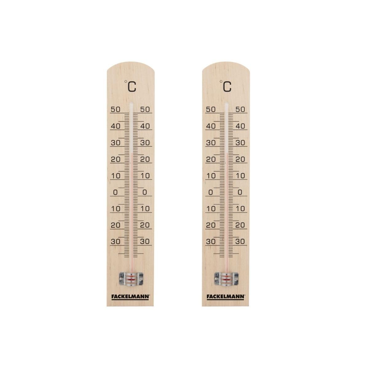 Fackelmann 9986550 Lot de 2 16364 Bois, intérieur, extérieur, Mural, Bois, 25 cm