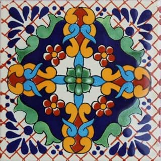 6x6 4 pcs Macotera Talavera Mexican Tile