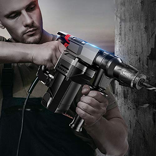 1600W Abbruchhammer Mit SDS-Plus Und 4 Funktionen in 1, SDS-Plus Schlagbohrmaschine, Anti-Vibrationen Am Griff Und… – Bild 3