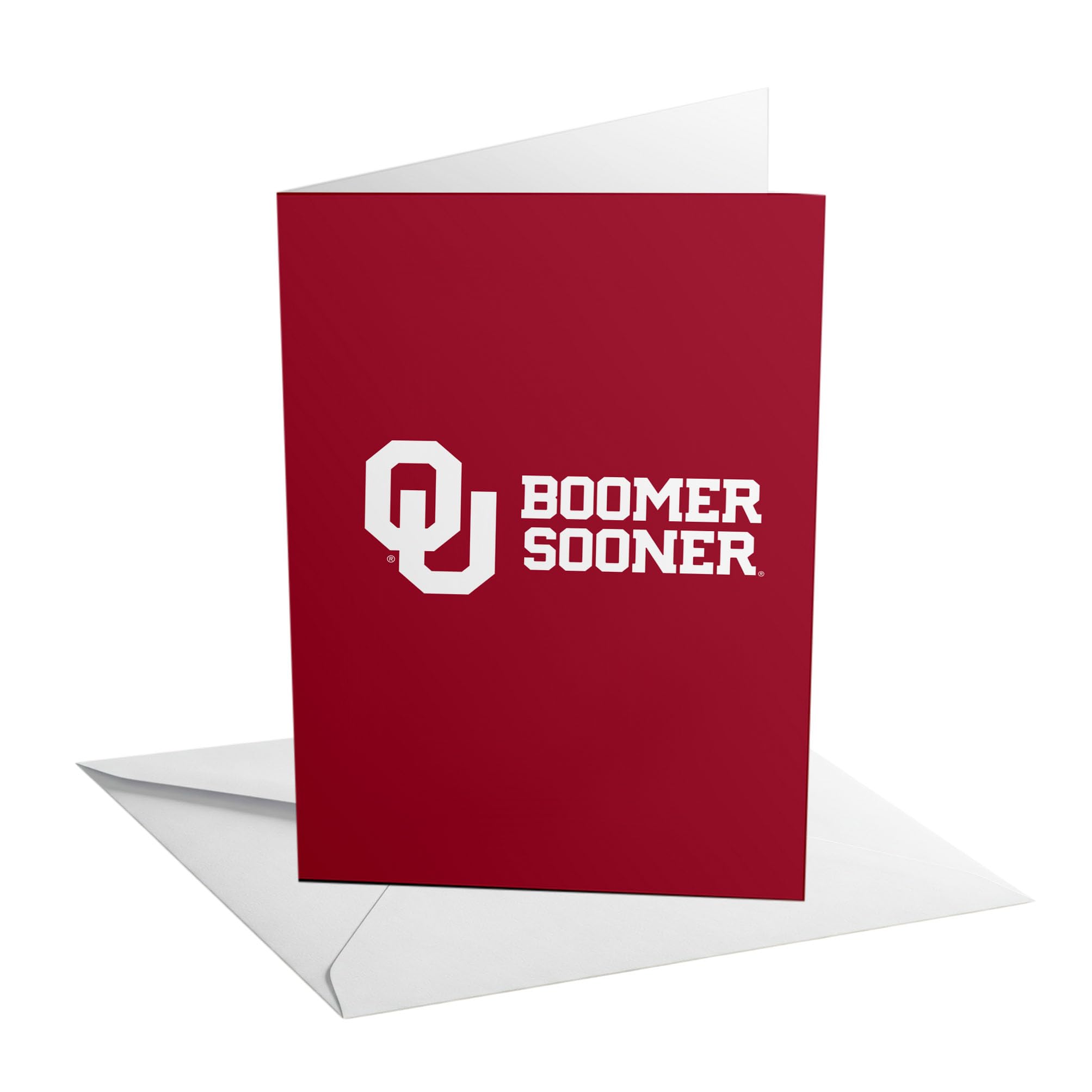 Desert Cactus The University of Oklahoma 5x7 Inch Greeting Card Sooners Single Folded Cardstock with Envelope Party Celebration (C - Blank)