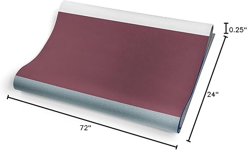 Miniatura 10 de Yune Yoga - La esterilla de yoga Tofino de 0.236 in - Alfombrilla de ejercicio y fitness multiusos de primera calidad, ecológica, extra gruesa,