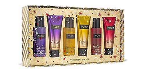 Victoria's Secret 6-piece Mist & Lotion Gift Set, Love Spell, Coconut Passion, Pure Seduction