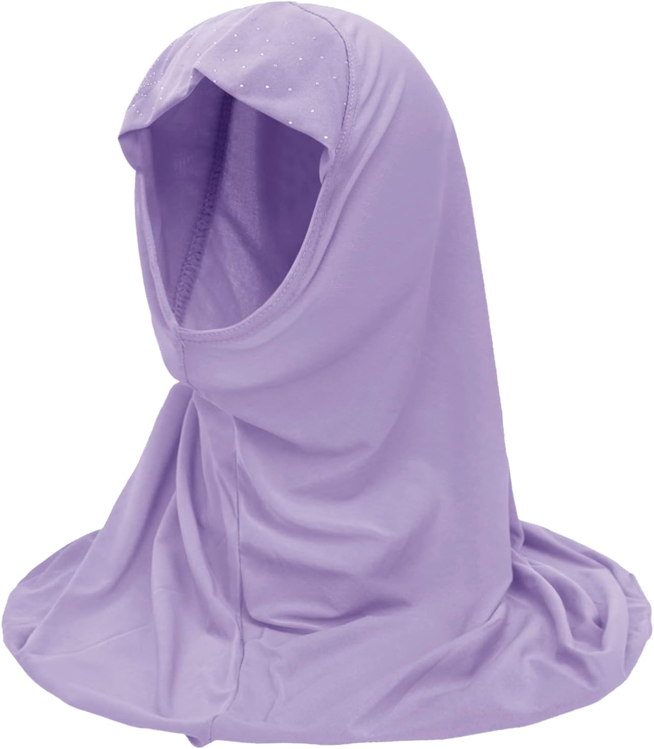 Girls Hijab Scarf Kids Muslim Headscarf Flower Islamic Arab Head Scarf Wrap One Piece Instant Hijabs for 2-6Y