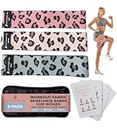 Activery Co. Fabric Resistance Bands for Women – Non-Slip Fitness Tool for Glutes, Legs & Full-Bo...