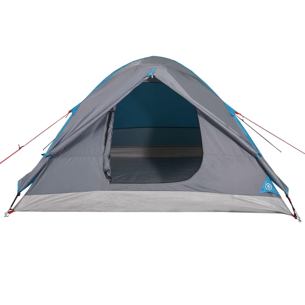 Lechnical Tenda da Campeggio 3 Persone Blu 240x217x120 cm taffetà 190T,Tende da Campeggio,Impermeabile & Antivento,Ideale per Campeggio e attività All'aperto-94410