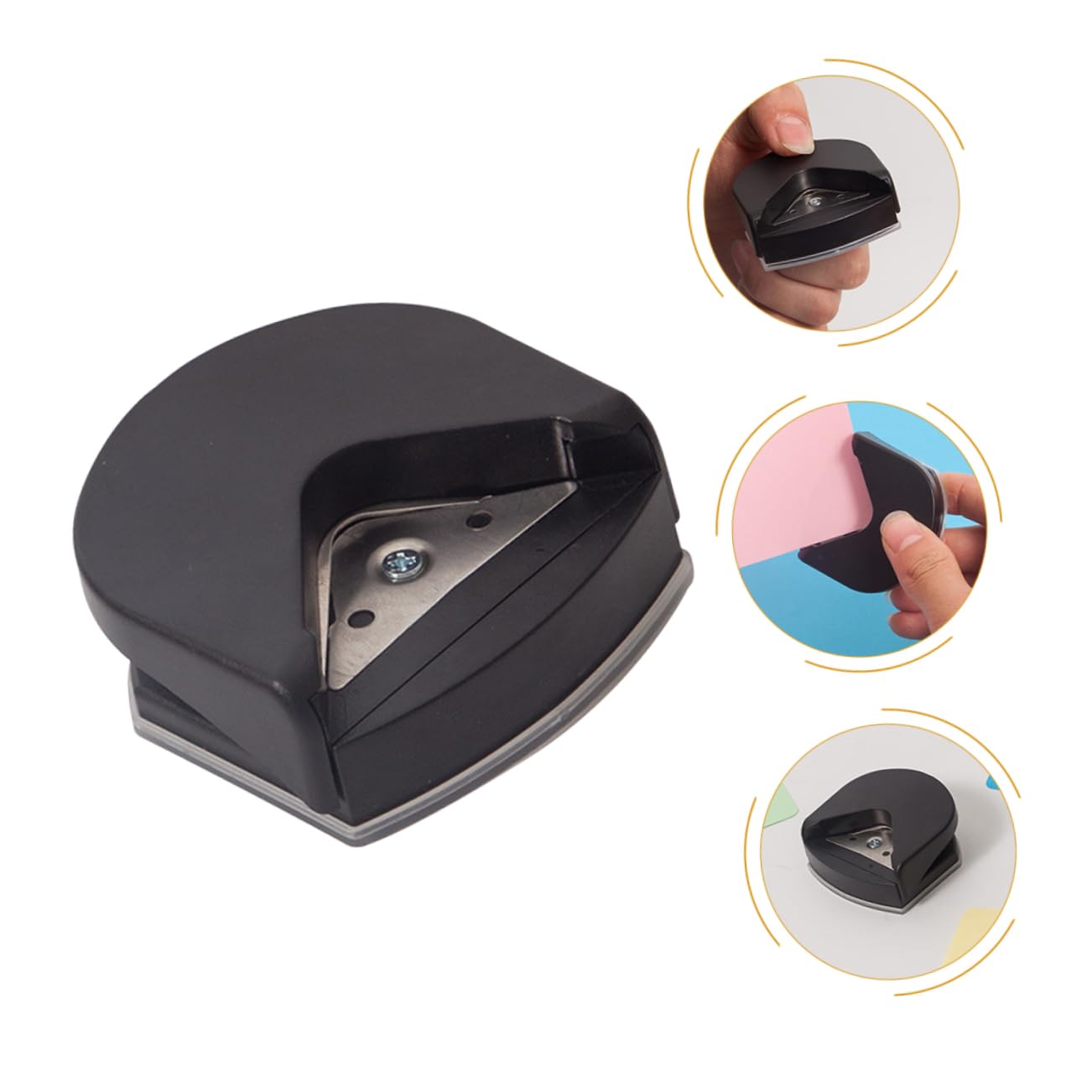IWOWHERO Compact Paper Craft Corner Rounder Photo Rounder Tool Edge Trimmer DIY Accessory