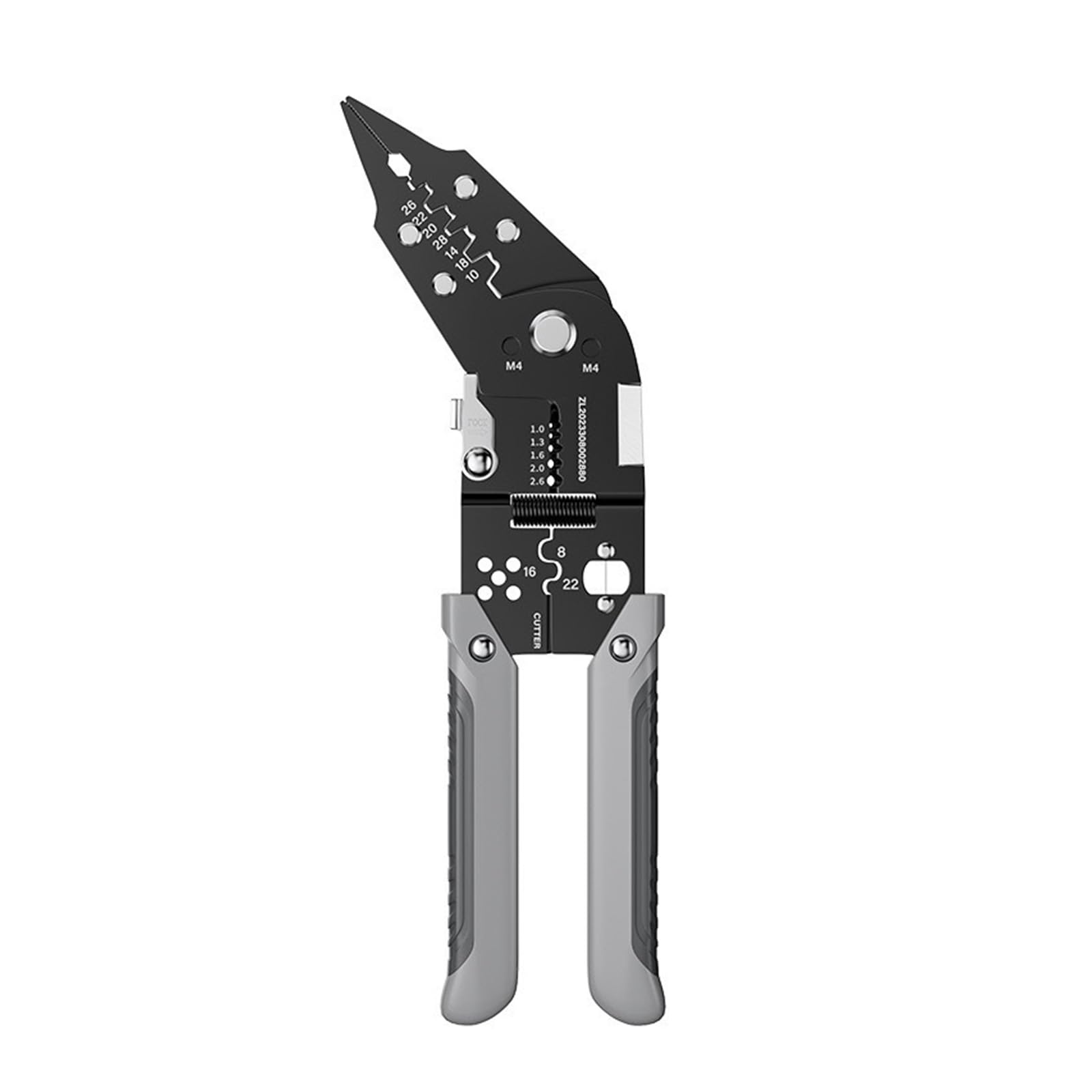 Ergonomic Wire Terminals Crimper with Multifunctional Electrician Cutting and Stripping Wire Cable Pliers Terminals Crimper