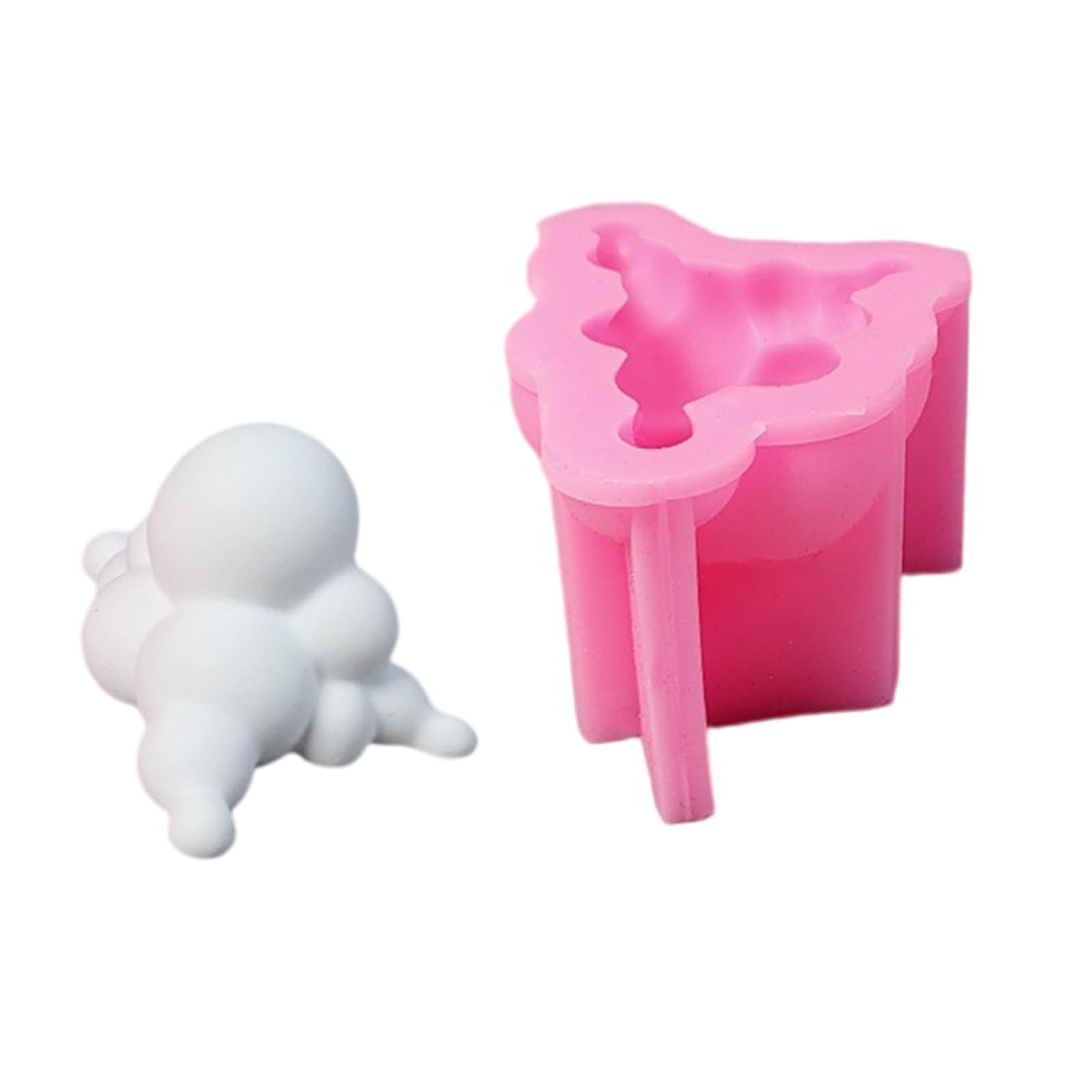 Buxuaaaa Clouds Mass Shape Silicone Molds for Epoxy Resin Making Soap Gypsum Decoration Chocolate Fondant Silicone Molds Clouds Shape Mold