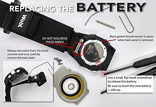 image for WobL Vibrating 8-Alarm & Repeating Countdown Timer Watch for Kids & Ad