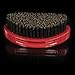 Torino Pro Wave Brush #690- Curved Medium palm 360 waves hair Brush with 100% extra long boar bristles- Great brush for fresh cuts, thinning hair. Curve hair brush for men