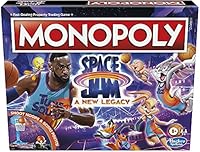 Hasbro Monopoly - Space Jam: A New Legacy Edition Board Game - Lebron James - Shoot Hoops - Looney Tunes Characters - 2-6 Players - Kids Toys and Family Board Games - Boys and Girls - F1658 - Ages 8+