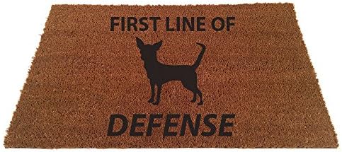 Chihuahua First Line of Defense Doormat (18"x30")