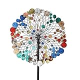 WinWindSpinner Kinetic Wind Spinners Outdoor Metal Yard Spinner with Gardening Decorations with Dual Direction Decorative Lawn Ornament Wind Mills (WWR-018)