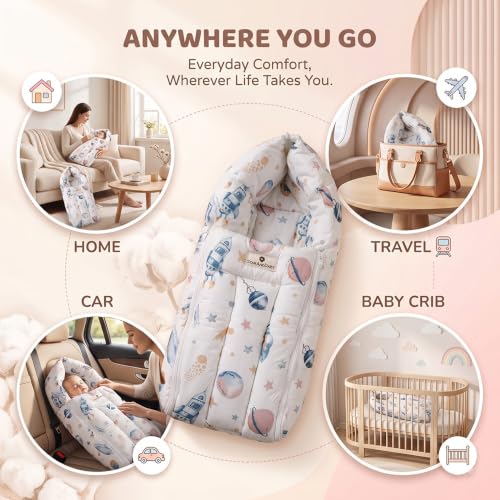 Image of StarAndDaisy 3 in 1 Baby Sleeping Bag for New Born, Baby Bedding Set, Washable & Foldable Cotton Design Godari, Toddlers Bed, Baby Bedding, Baby Mattress, Cradle Bed